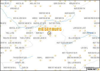 map of Riedenburg