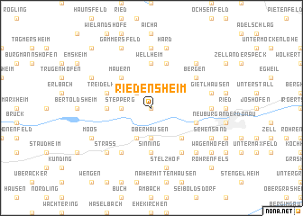 map of Riedensheim