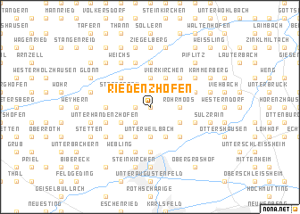 map of Riedenzhofen