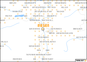 map of Rieden