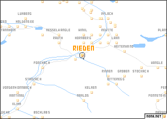 map of Rieden