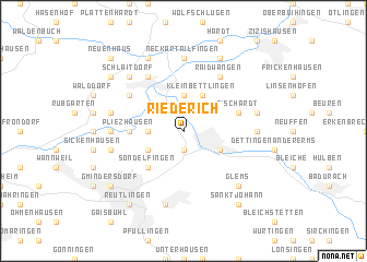 map of Riederich
