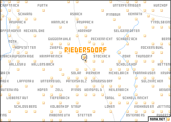 map of Riedersdorf