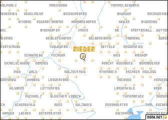 map of Rieder