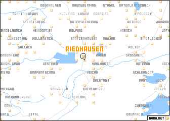 map of Riedhausen