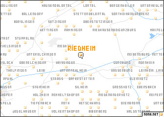 map of Riedheim