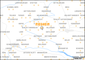 map of Riedheim