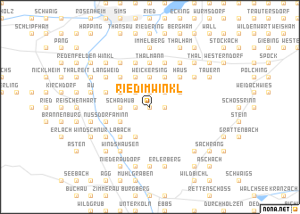 map of Ried im Winkl