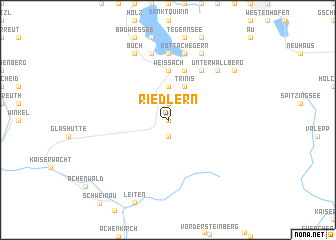 map of Riedlern