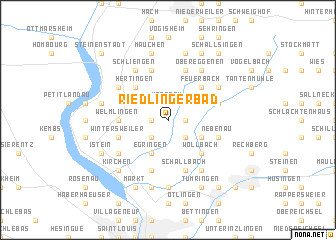 map of Riedlinger Bad