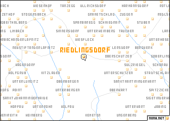 map of Riedlingsdorf