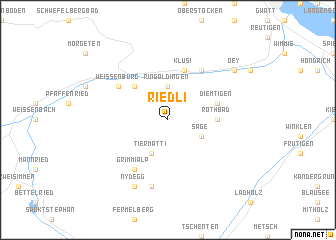 map of Riedli