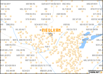 map of Riedlkam