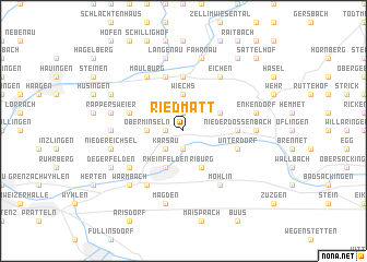 map of Riedmatt