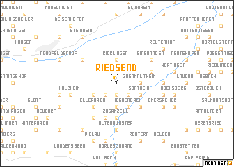 map of Riedsend