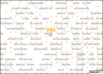 map of Ried