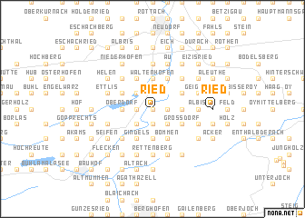 map of Ried