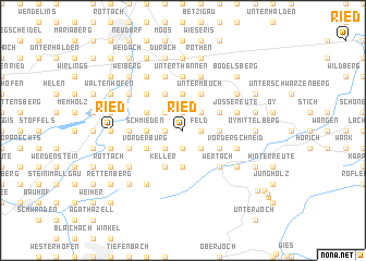 map of Ried