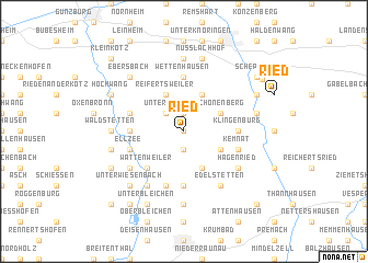 map of Ried