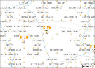 map of Ried