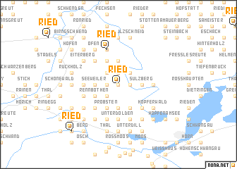 map of Ried