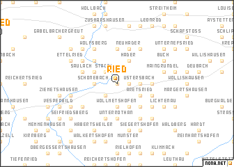 map of Ried