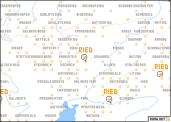 map of Ried