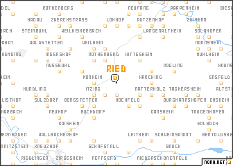 map of Ried