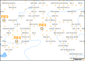 map of Ried