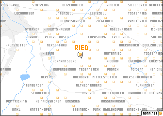 map of Ried