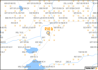 map of Ried