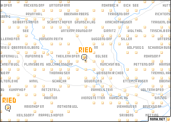 map of Ried