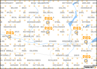 map of Ried