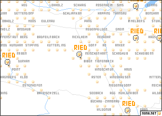 map of Ried