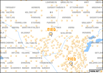 map of Ried