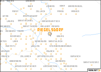 map of Riegelsdorf