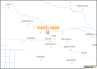 map of Riegelwood