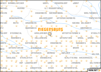 map of Riegersburg