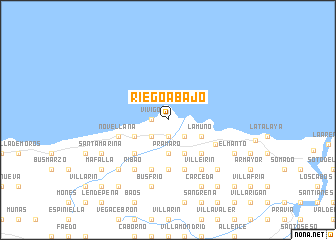 map of Riegoabajo