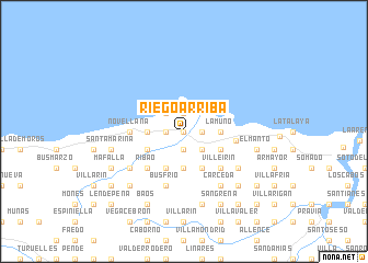 map of Riegoarriba