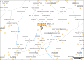 map of Riego