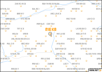 map of Rieka