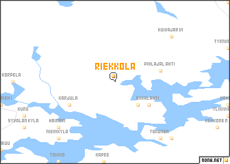 map of Riekkola