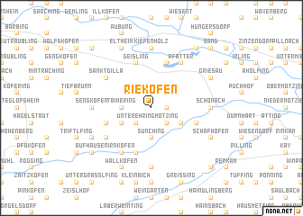 map of Riekofen