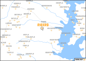 map of Riékro