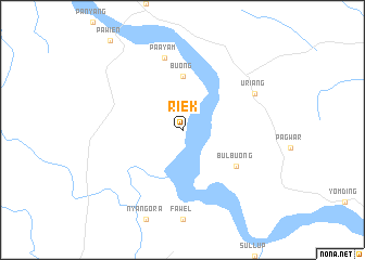 map of Riek