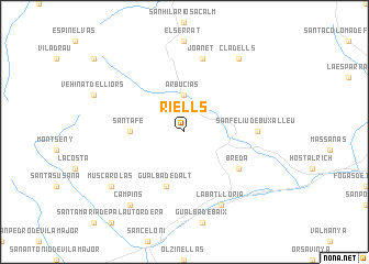 map of Riells