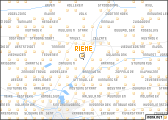 map of Rieme
