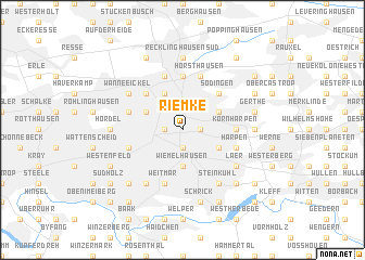 map of Riemke