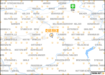 map of Riemke